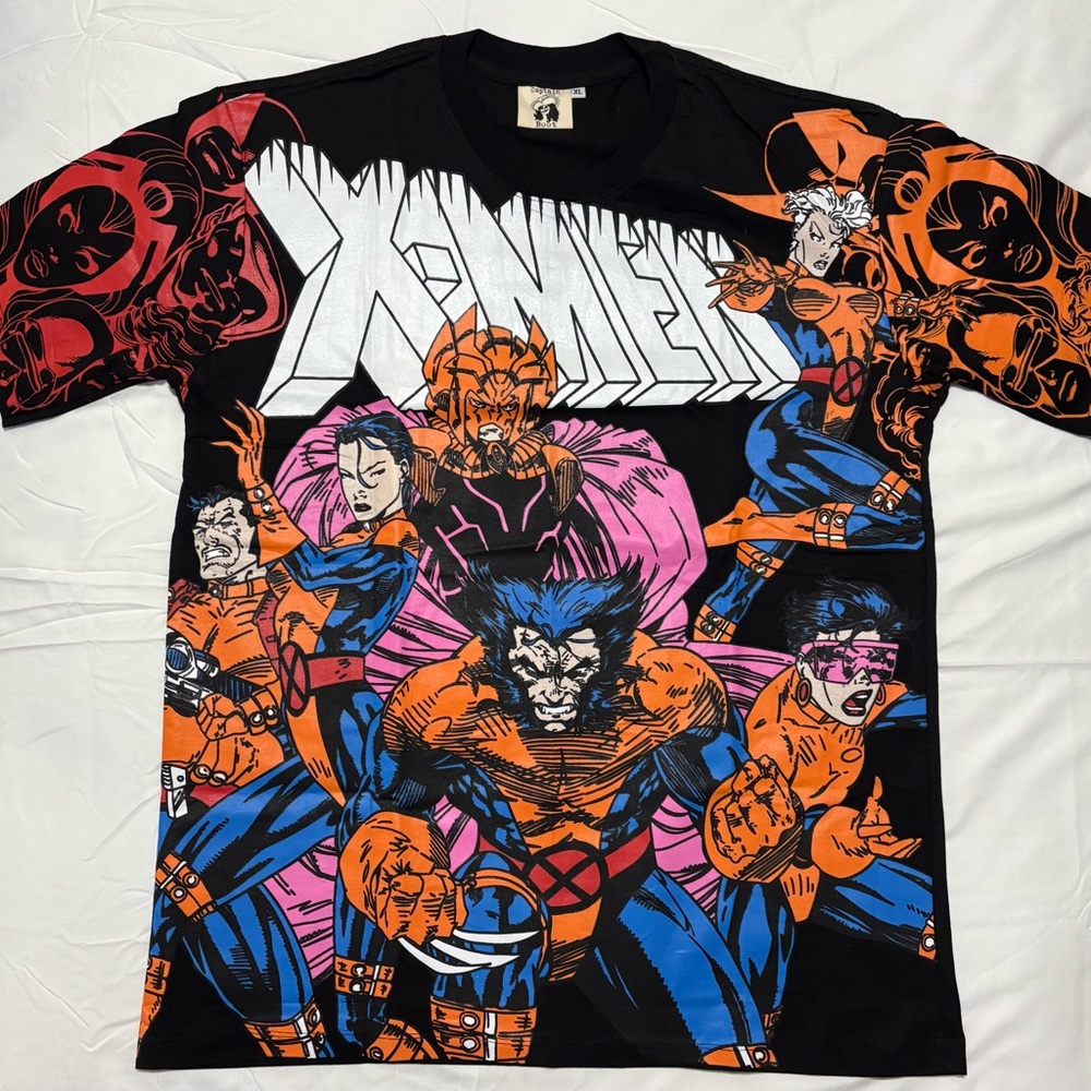 X-Men Graphic T-Shirt - Black and Orange XL